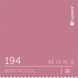 Краска Lanors Mons «Berry Mousse» (Ягодный мусс), 194